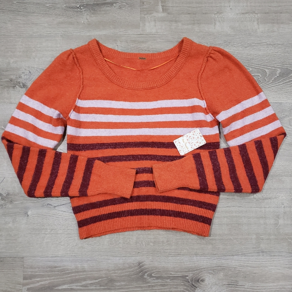 Free People Striped Sweater - Picture 2 of 6